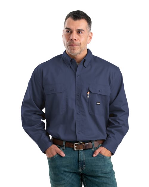 FRSH10 Men's Flame-Resistant Button-Down Work Shirt