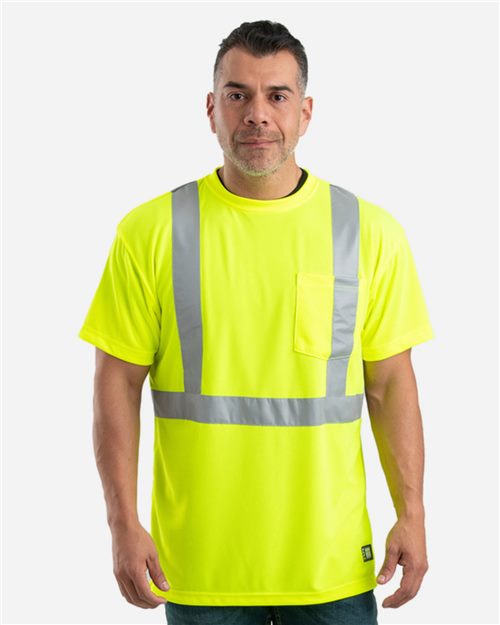 HVK012 Men's Hi-Vis Class 2 Performance Pocket T-Shirt