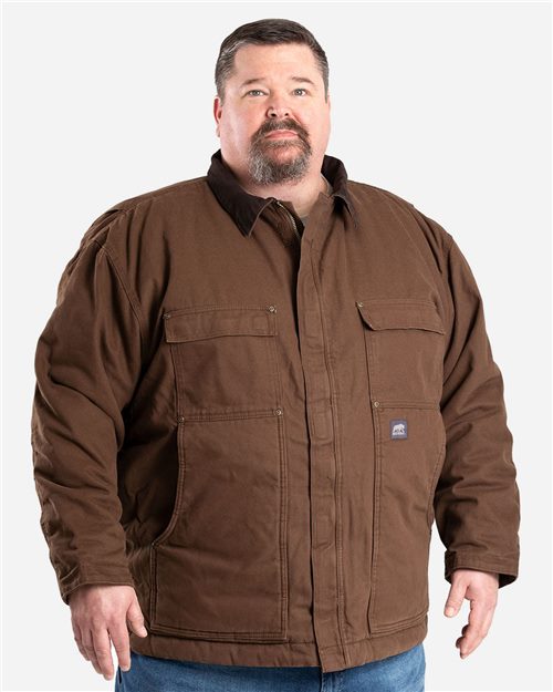 CH377T Men's Tall Highland Washed Chore Coat