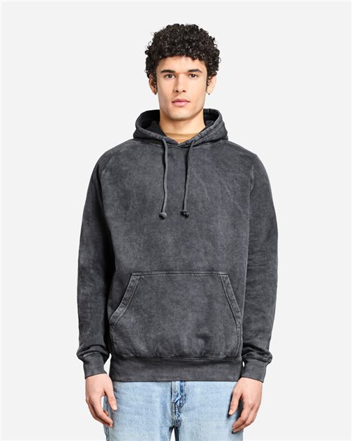 LST004 Unisex Vintage Raglan Hooded Sweatshirt