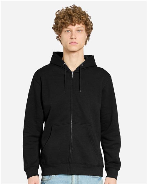 LS14003 Unisex Premium Full-Zip Hooded Sweatshirt