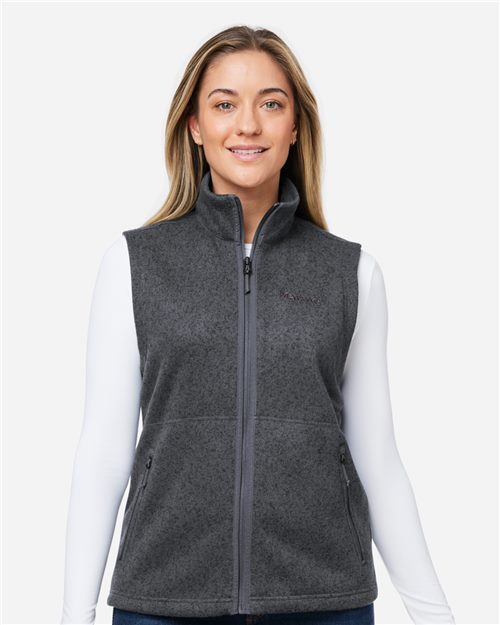 M16251 Women's Drop Line Fleece Vest