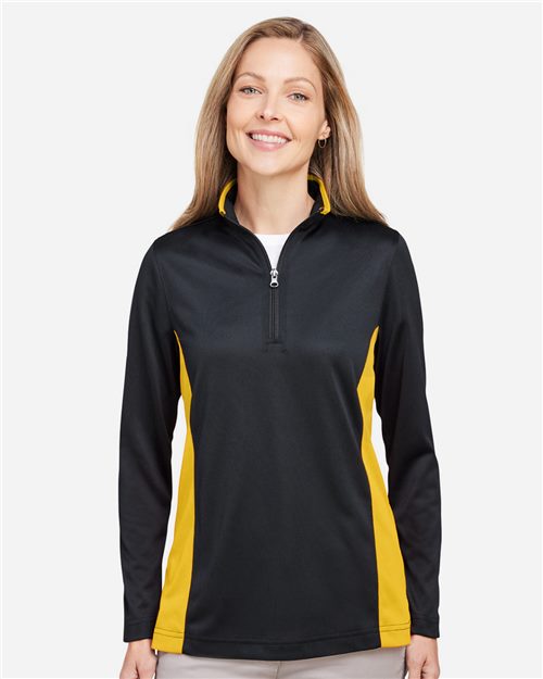 M786W Women's Flash Snag Protection Plus IL Colorblock Quarter-Zip Pullover