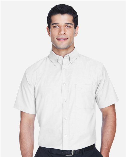 M600S Men's Oxford Short Sleeve with Stain-Release