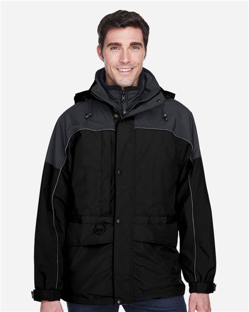 88006 Men's 3-in-1 Two-Tone Parka