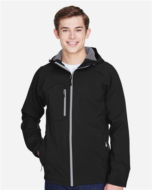 88166 Men's Prospect Two-Layer Fleece Bonded Soft Shell Hooded Jacket
