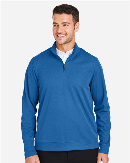 NE412 Men's Express Tech Performance Pique Quarter-Zip Pullover