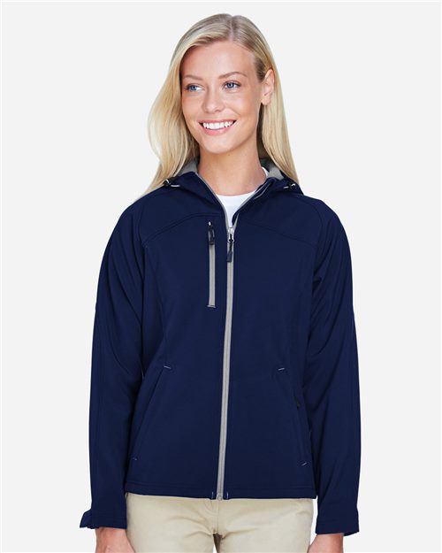 78166 Women's Prospect Two-Layer Fleece Bonded Soft Shell Hooded Jacket