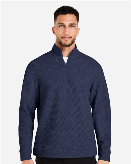 NE725 Men's Spirit Textured Quarter-Zip Pullover