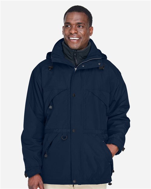88007 Men's 3-in-1 Parka with Dobby Trim
