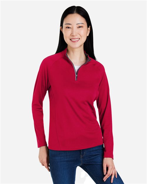 CE418W Women's Origin Performance Pique Quarter-Zip Pullover