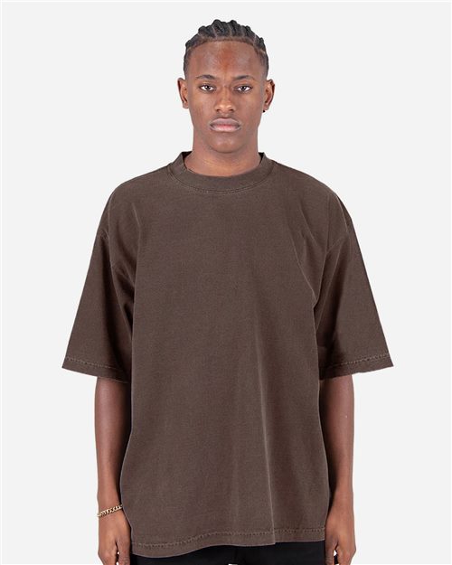 SHGDD Unisex Max Heavyweight Garment-Dyed Drop Shoulder T-Shirt