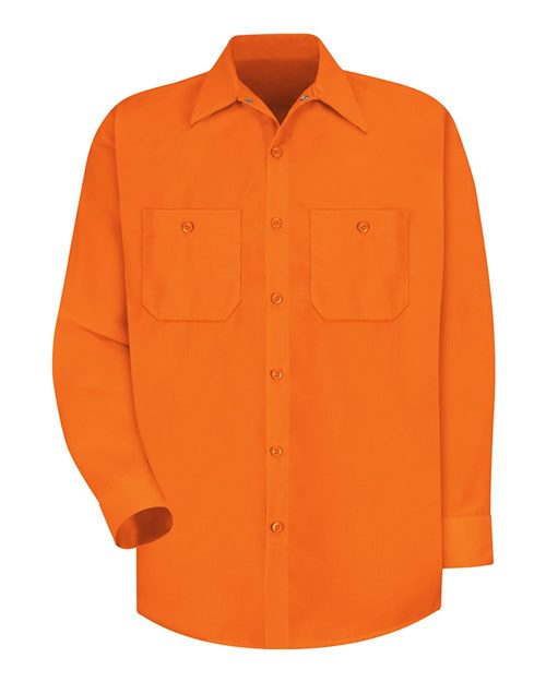 SS14 Men's Enhanced Visibility Long Sleeve Work Shirt