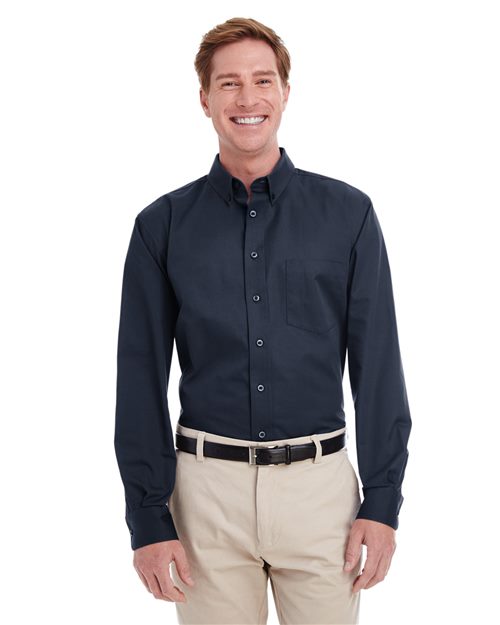 M581T Men's Tall Foundation Cotton Twill Shirt with Teflon