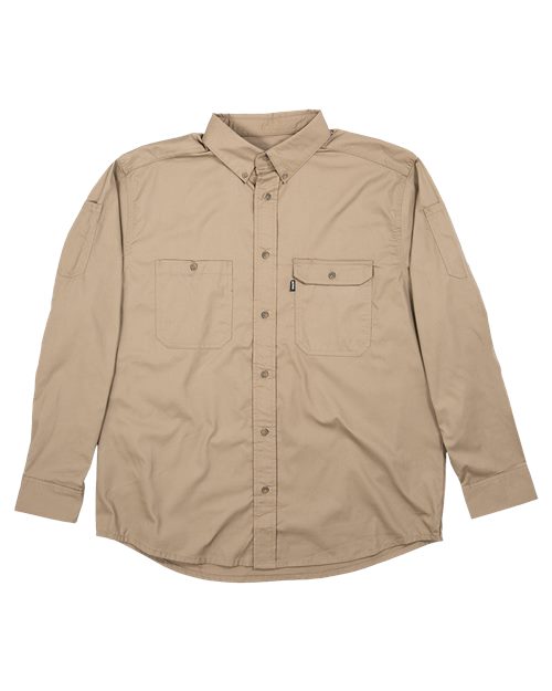 SH21 Men's Utility Lightweight Canvas Woven Dress Shirt