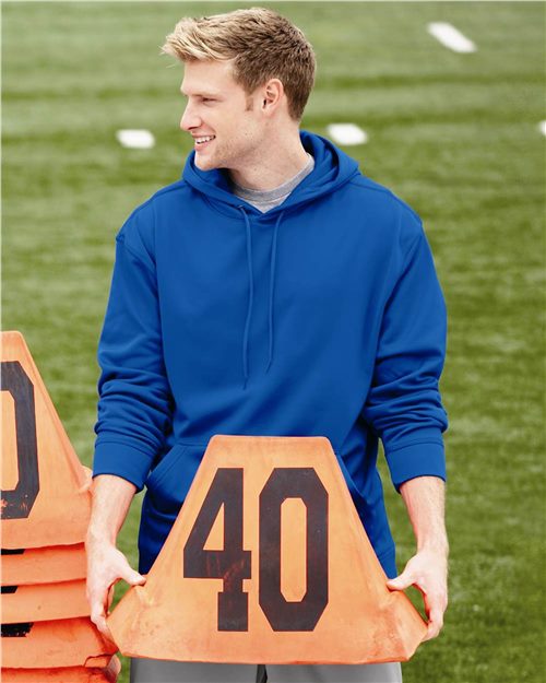 5505 Men's Wicking Fleece Hooded Sweatshirt