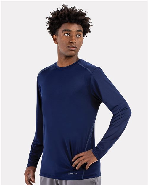 222138 Unisex Essential Long Sleeve T-Shirt Powered By Coolcore