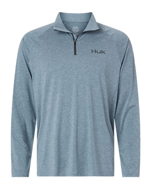 H1200715 Men's Airweight Heather Quarter-Zip Pullover