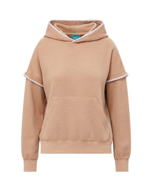 W25115 Women's Mood & Vibe Teegan Crafty Hooded Sweatshirt