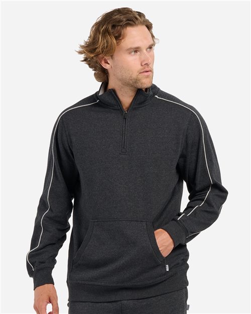 BM5204 Men's French Terry Quarter-Zip Pullover