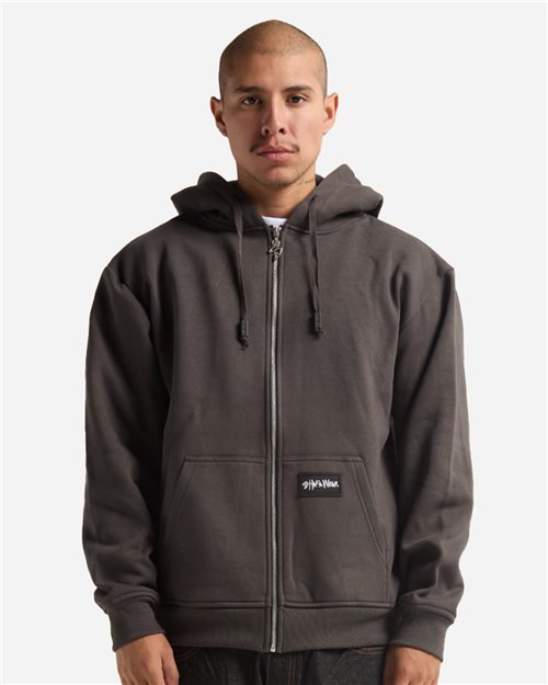 SHEHZ Unisex Essential Super Heavyweight Full-Zip Hooded Sweatshirt