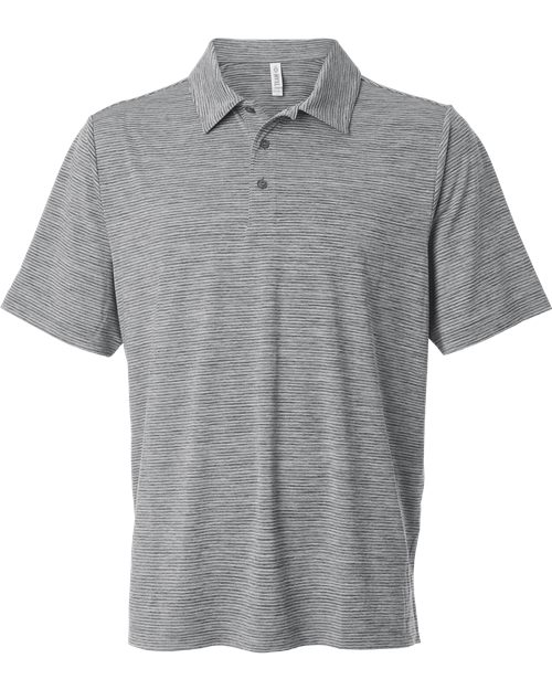 TT125 Men's Relay Heathered Stripe Polo
