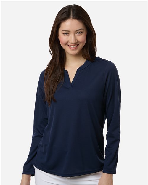 CE108LW Women's Nova Performance Long Sleeve Pique Polo