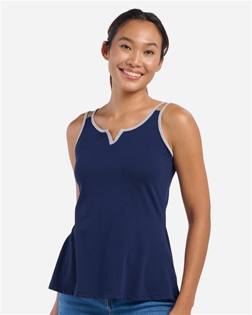 BW2506 Women's Split Shoulder Tank Top
