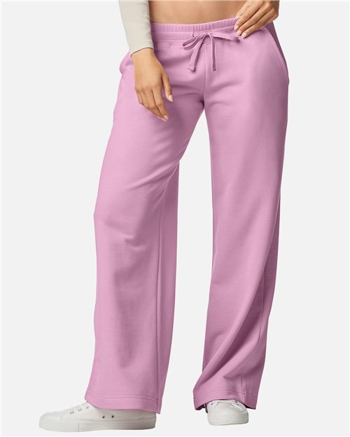 FTP00 Women's French Terry Wide Leg Pants