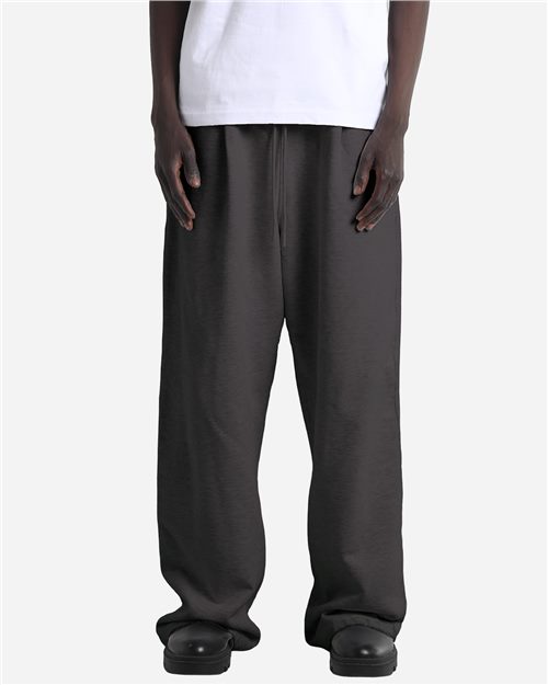 SHGPF Unisex Garment-Dyed Pleated Fleece Pants