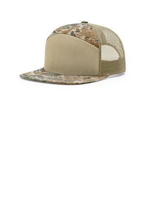 168P Printed 7-Panel Trucker