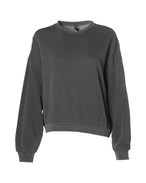 PRM2700 Women's California Wave Wash Sunday Crewneck Sweatshirt