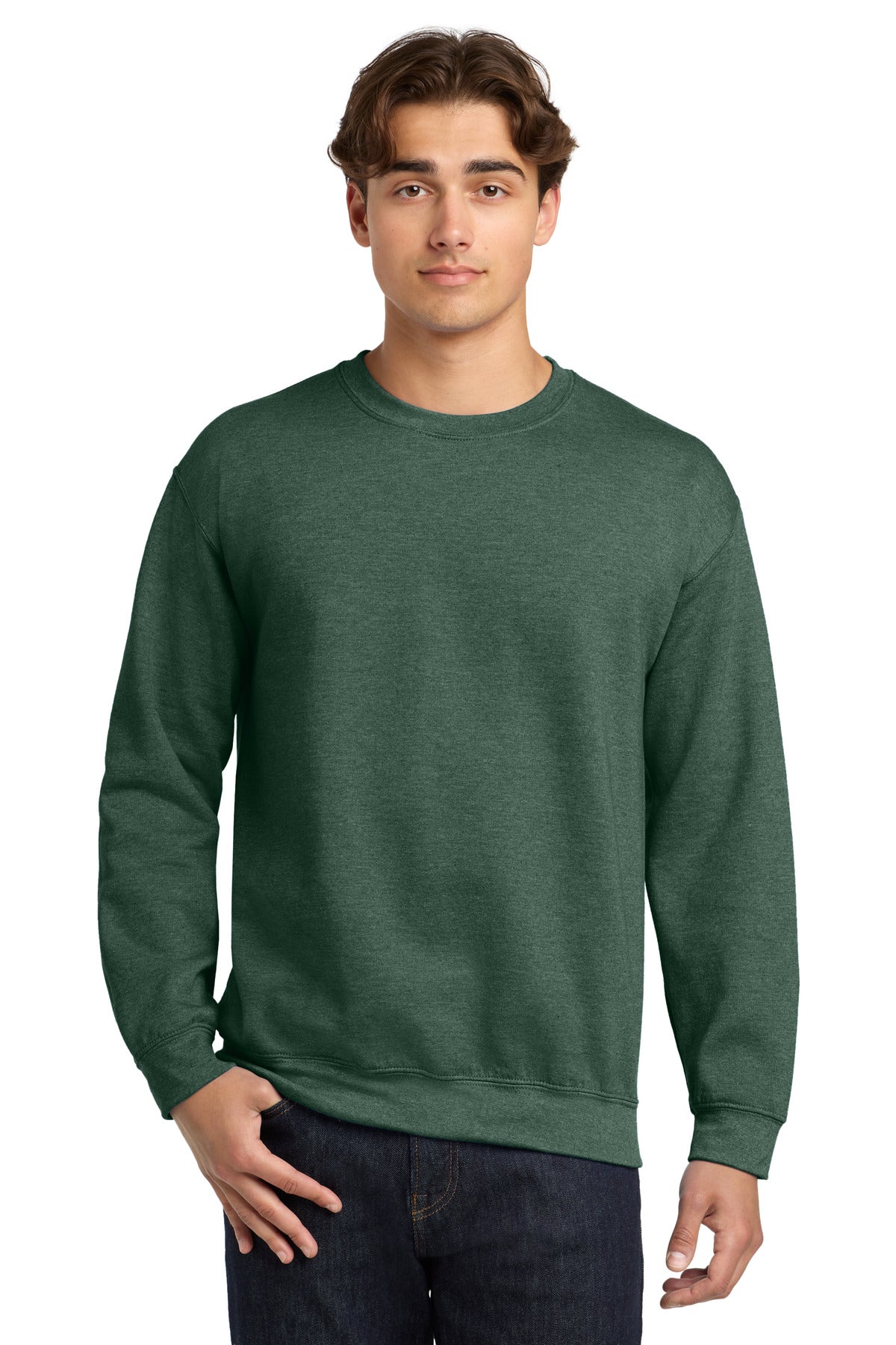 18000_heatherdarkgreen_model_front.jpg
