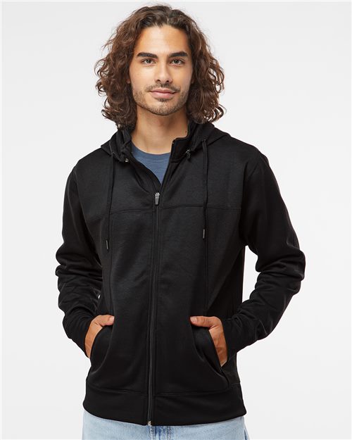 EXP80PTZ Unisex Poly-Tech Full-Zip Hooded Sweatshirt