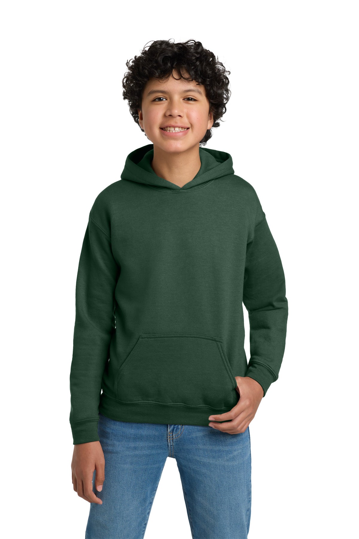 18500B_fandarkgreen_model_front.jpg