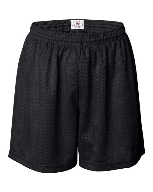 7216 Women's Pro Mesh 5" Solid Liner Shorts