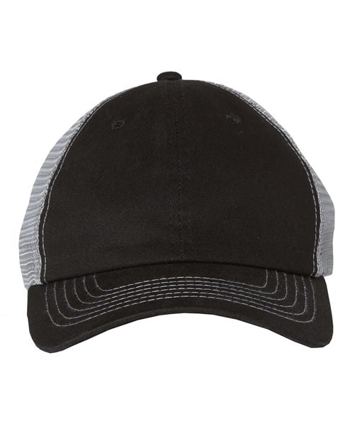 3100 Contrast-Stitch Mesh-Back Cap