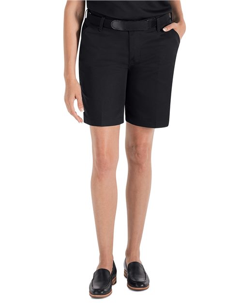 PT27 Women's Plain Front 8" Shorts