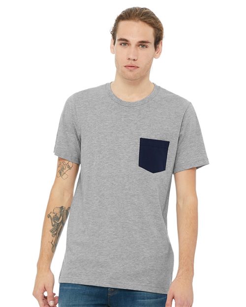 3021 Men's Jersey Pocket Tee