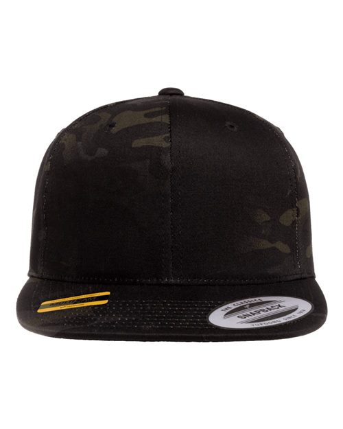 6089M Premium Flat Bill Snapback Cap