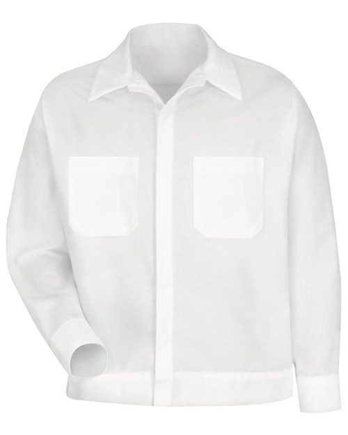 SP35 Men's Button-Front Shirt Jacket