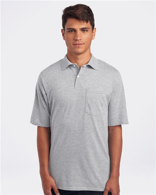 436MPR Men's SpotShield 50/50 Polo with Pocket