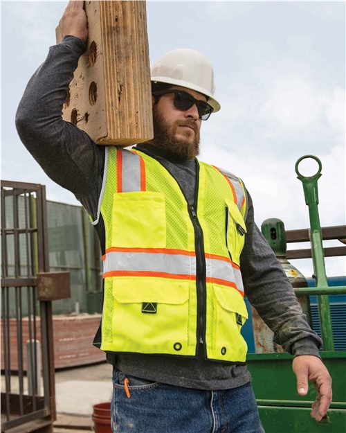 1513-1514 Unisex Premium Black Series Heavy-Duty Vest