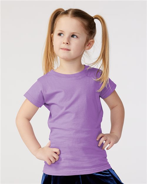 3316 Toddler Girls Fine Jersey Tee