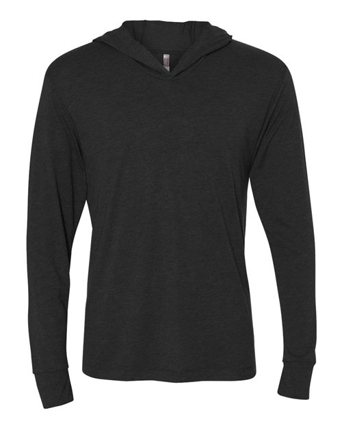 6021 Unisex Triblend Hooded Long Sleeve Pullover T-Shirt