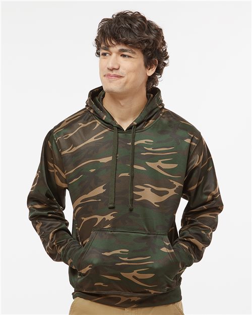 8615 Men's Polyester Tailgate Hooded Sweatshirt