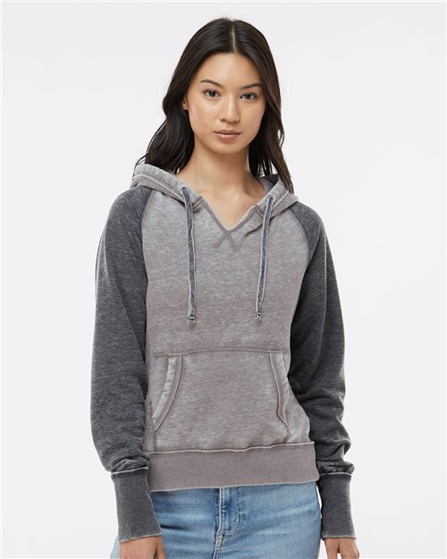 8926 Women's Zen Fleece Raglan Hooded Sweatshirt