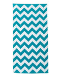 3060X Chevron Velour Beach Towel