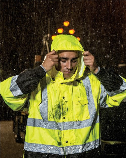 RWJ102-103 Unisex Storm Cover Waterproof Rain Jacket