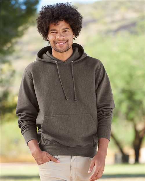 7700 Unisex Cross Weave Hooded Sweatshirt